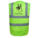 Belgischer Schäferhund 2 - Hundesport Warnweste Sicherheitsweste mit Hundemotiv-Tierisch-tolle Geschenke-Tierisch-tolle-Geschenke