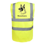 Belgischer Schäferhund 2 - Hundesport Warnweste Sicherheitsweste mit Hundemotiv-Tierisch-tolle Geschenke