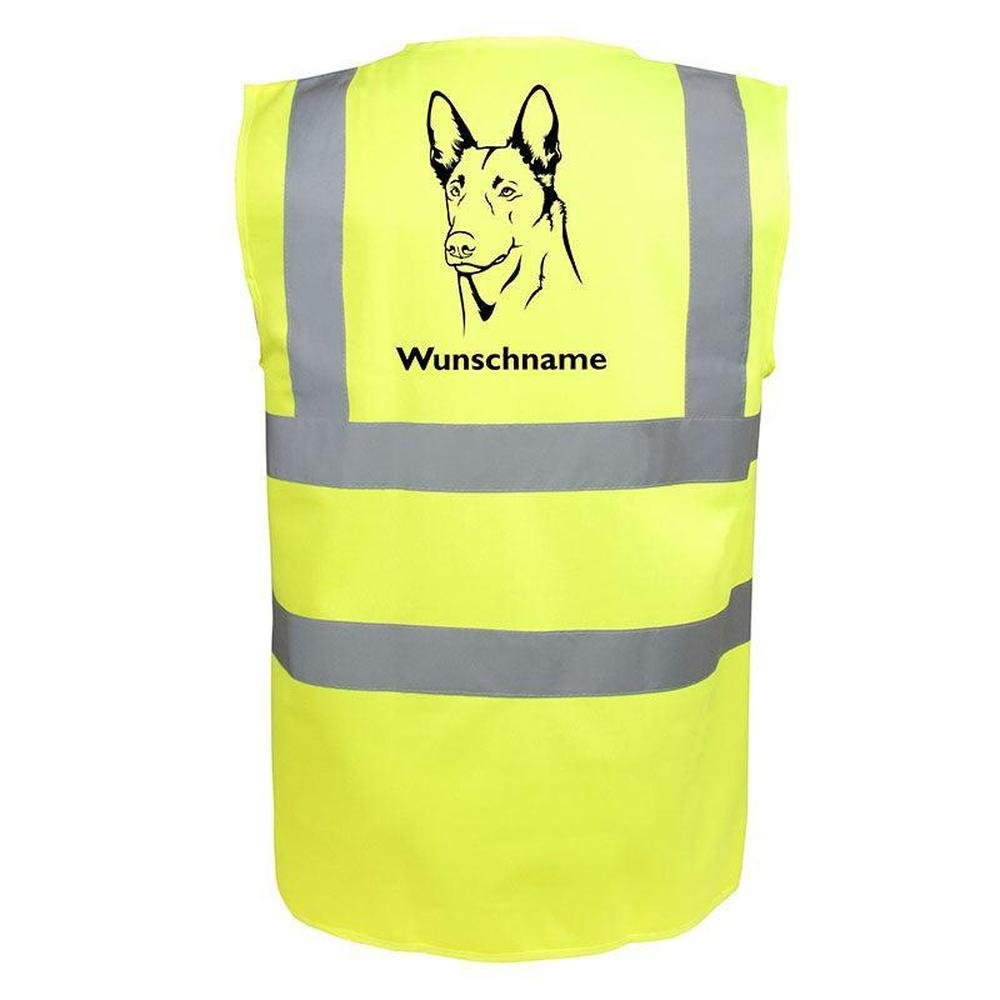 Belgischer Schäferhund - Hundesport Warnweste Sicherheitsweste mit Hundemotiv-Tierisch-tolle Geschenke