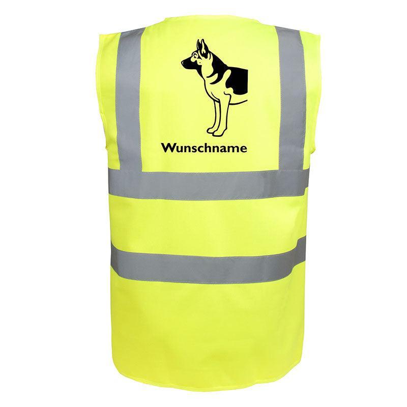 Deutscher Schäferhund 3 - Hundesport Warnweste Sicherheitsweste mit Hundemotiv-Tierisch-tolle Geschenke