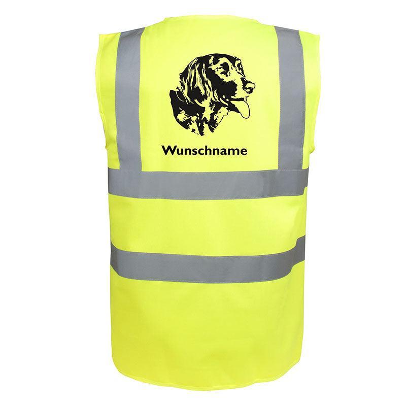 Münsterländer - Hundesport Warnweste Sicherheitsweste mit Hundemotiv-Tierisch-tolle Geschenke