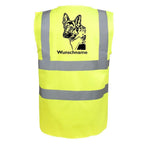 Deutscher Schäferhund 2 - Hundesport Warnweste Sicherheitsweste mit Hundemotiv-Tierisch-tolle Geschenke