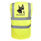 Deutscher Schäferhund 6 - Hundesport Warnweste Sicherheitsweste mit Hundemotiv-Tierisch-tolle Geschenke