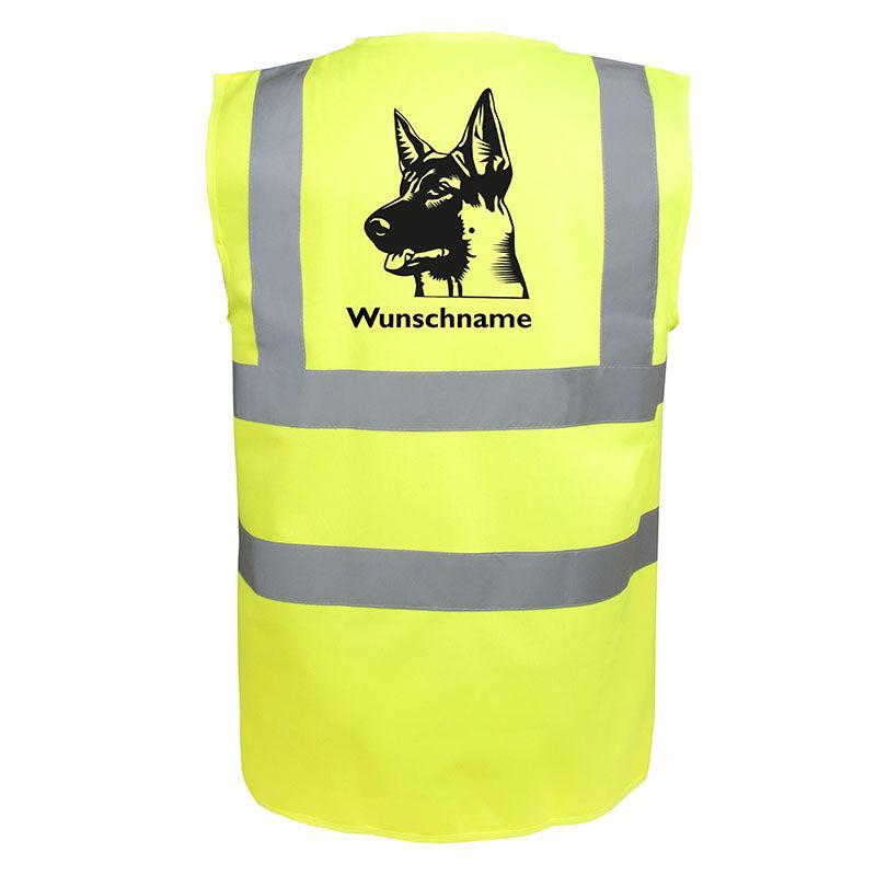 Deutscher Schäferhund 6 - Hundesport Warnweste Sicherheitsweste mit Hundemotiv-Tierisch-tolle Geschenke