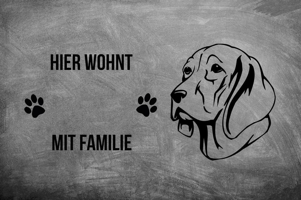 Weimaraner 2 - Fußmatte - Schmutzfangmatte - 40 x 60 cm-Tierisch-tolle Geschenke-Tierisch-tolle-Geschenke