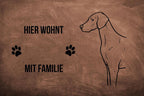Weimaraner - Fußmatte - Schmutzfangmatte - 40 x 60 cm-Tierisch-tolle Geschenke-Tierisch-tolle-Geschenke