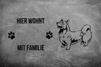 Welsh Corgi Pembroke - Fußmatte - Schmutzfangmatte - 40 x 60 cm-Tierisch-tolle Geschenke-Tierisch-tolle-Geschenke