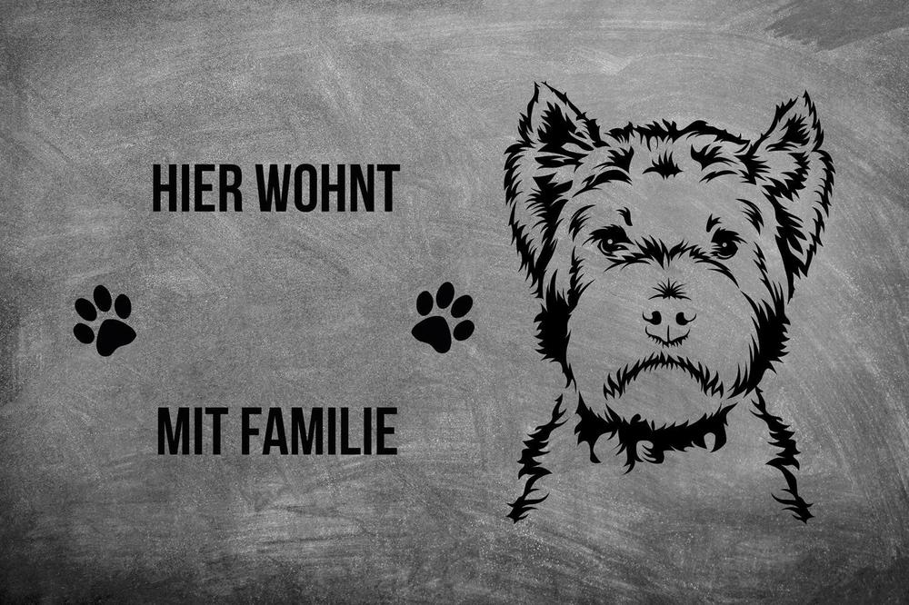 West Highland White Terrier 2 - Fußmatte - Schmutzfangmatte - 40 x 60 cm-Tierisch-tolle Geschenke-Tierisch-tolle-Geschenke