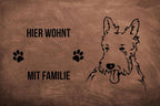 West Highland White Terrier - Fußmatte - Schmutzfangmatte - 40 x 60 cm-Tierisch-tolle Geschenke-Tierisch-tolle-Geschenke
