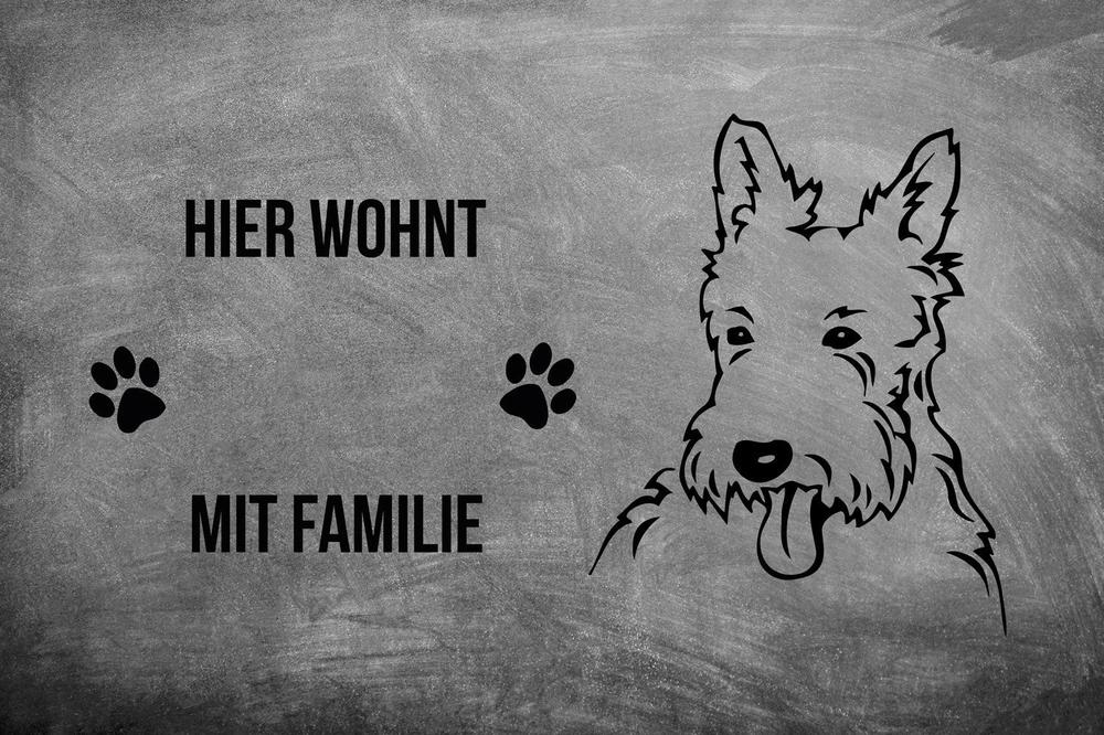 West Highland White Terrier - Fußmatte - Schmutzfangmatte - 40 x 60 cm-Tierisch-tolle Geschenke-Tierisch-tolle-Geschenke